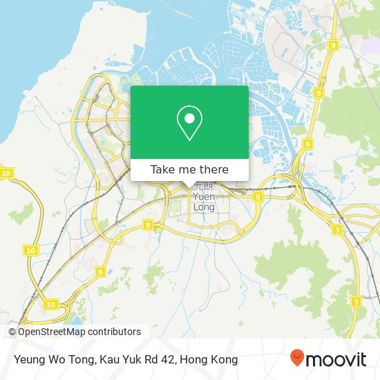 Yeung Wo Tong, Kau Yuk Rd 42地圖