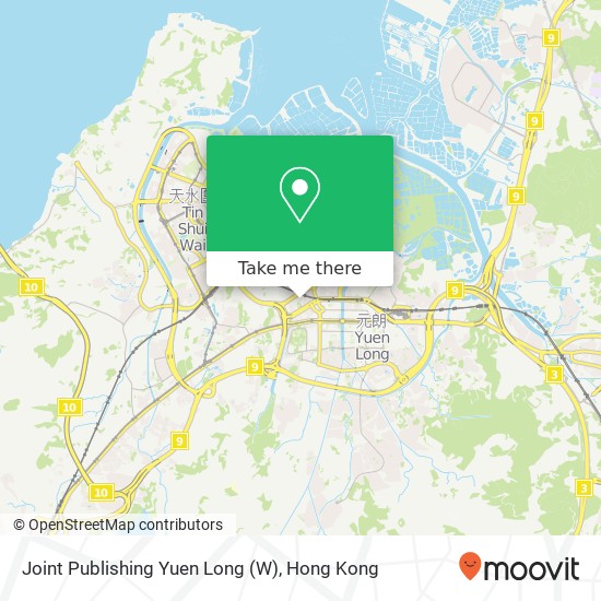 Joint Publishing Yuen Long (W) map