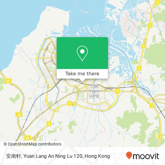 安南軒, Yuan Lang An Ning Lu 120 map