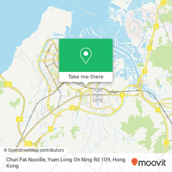 Chun Fat Noodle, Yuen Long On Ning Rd 109 map