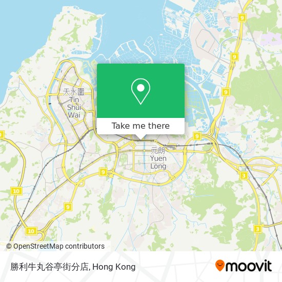 勝利牛丸谷亭街分店 map