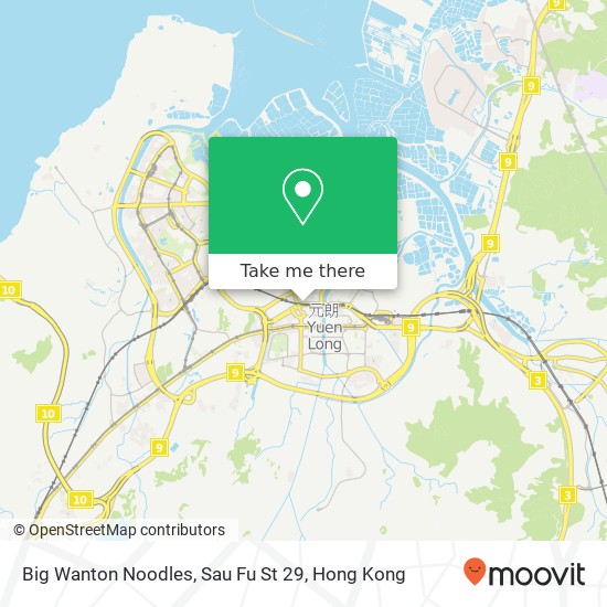 Big Wanton Noodles, Sau Fu St 29 map