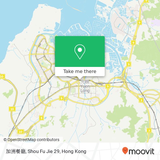 加洲餐廳, Shou Fu Jie 29 map