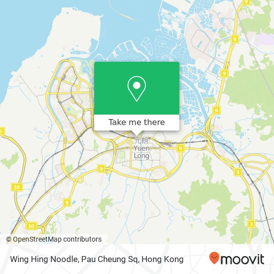 Wing Hing Noodle, Pau Cheung Sq map