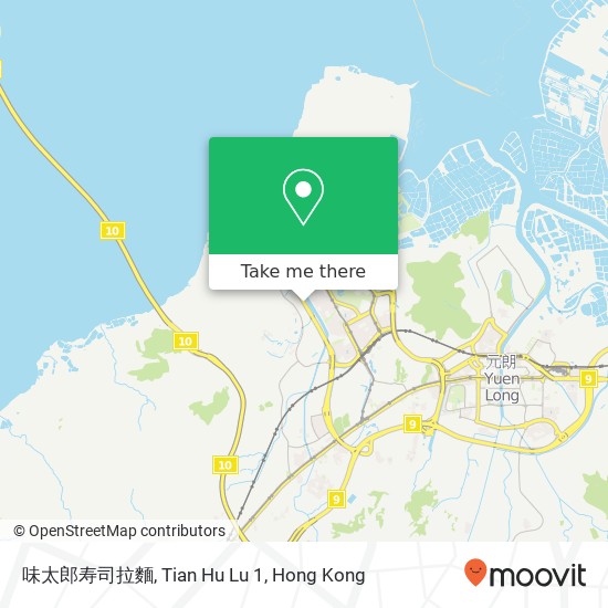 味太郎寿司拉麵, Tian Hu Lu 1 map