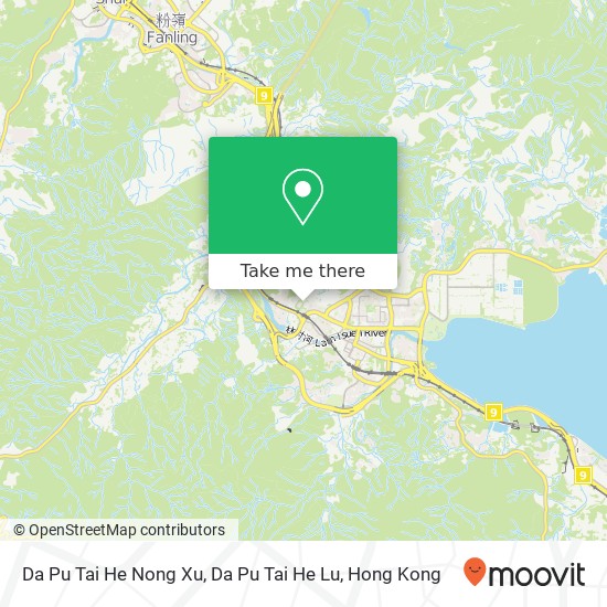 Da Pu Tai He Nong Xu, Da Pu Tai He Lu map