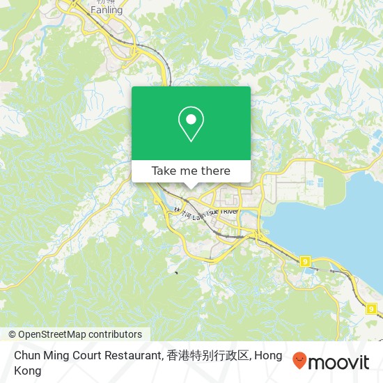 Chun Ming Court Restaurant, 香港特别行政区地圖