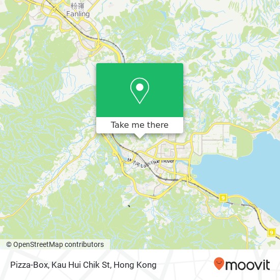 Pizza-Box, Kau Hui Chik St map