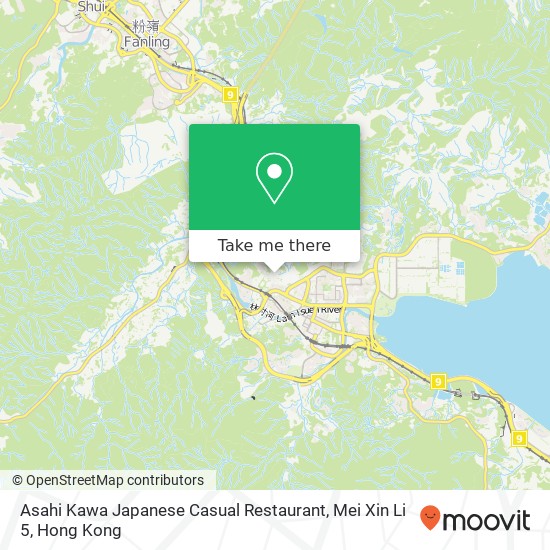 Asahi Kawa Japanese Casual Restaurant, Mei Xin Li 5 map