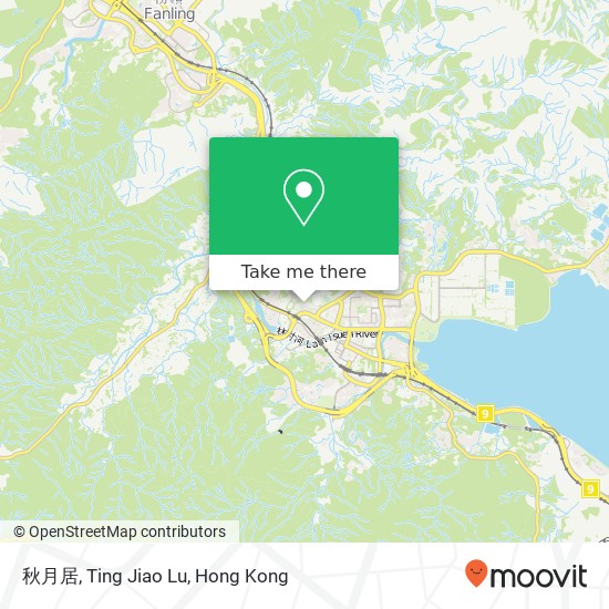 秋月居, Ting Jiao Lu map