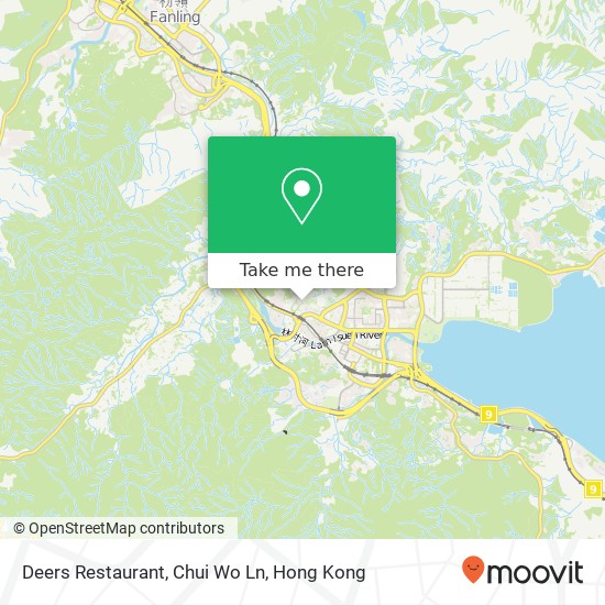 Deers Restaurant, Chui Wo Ln map