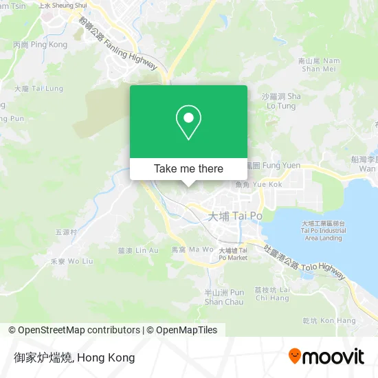 御家炉煓燒地圖