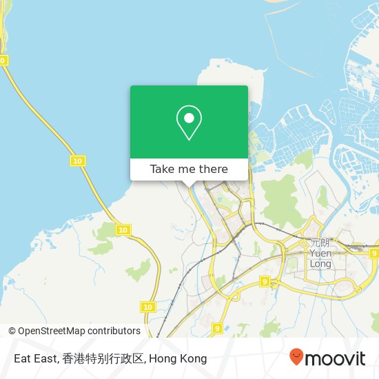 Eat East, 香港特别行政区 map