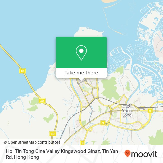 Hoi Tin Tong Cine Valley Kingswood Ginaz, Tin Yan Rd map