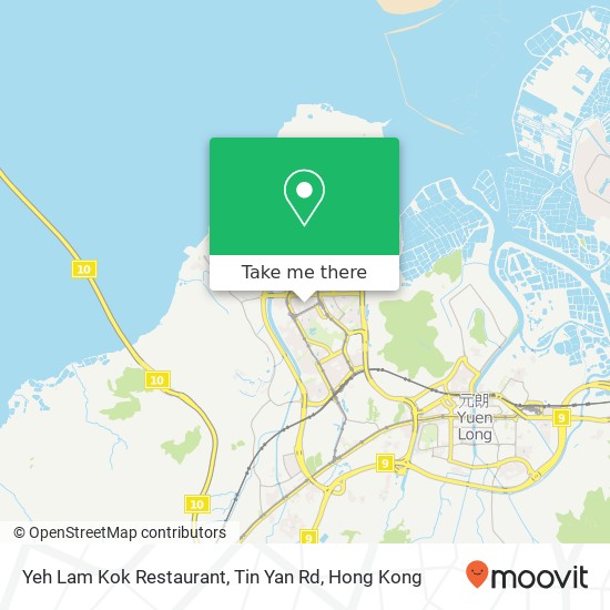 Yeh Lam Kok Restaurant, Tin Yan Rd地圖