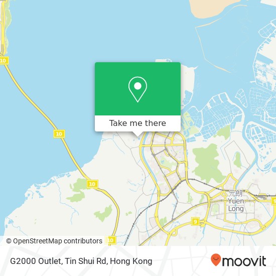 G2000 Outlet, Tin Shui Rd map