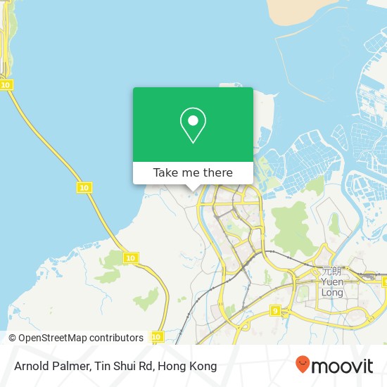Arnold Palmer, Tin Shui Rd map