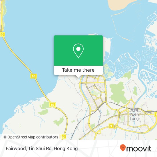 Fairwood, Tin Shui Rd map