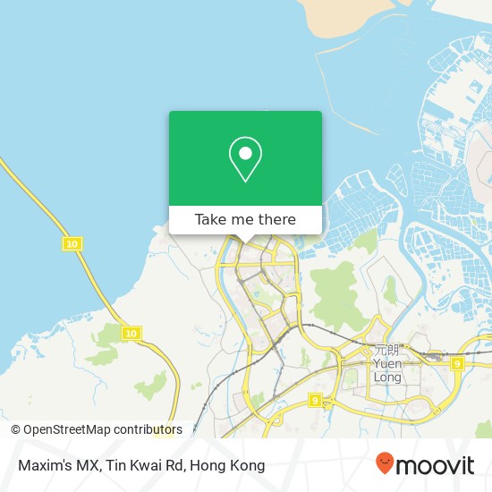 Maxim's MX, Tin Kwai Rd map