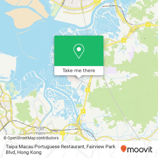 Taipa Macau Portuguese Restaurant, Fairview Park Blvd地圖