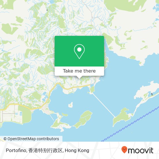 Portofino, 香港特别行政区 map