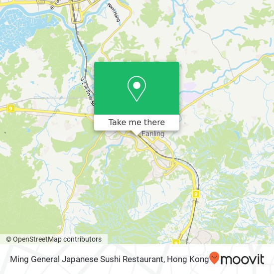Ming General Japanese Sushi Restaurant, Fanling Station Rd 18 map