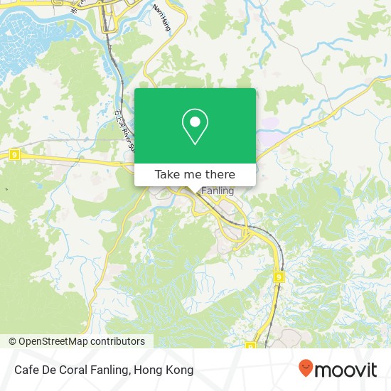 Cafe De Coral Fanling, Fanling Station Rd map