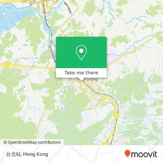 台北站, Fen Ling Che Zhan Lu 18 map
