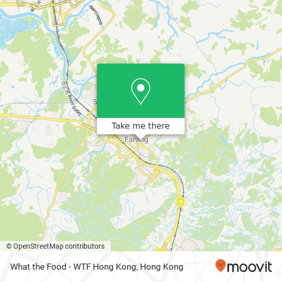What the Food - WTF Hong Kong, 粉嶺 map