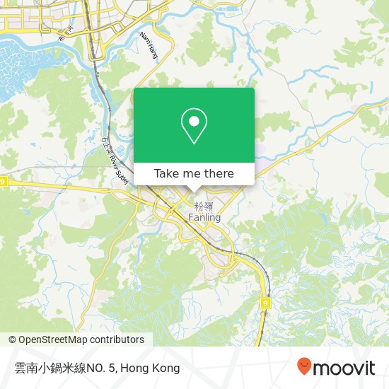 雲南小鍋米線NO. 5, Lian Xing Jie 23 map