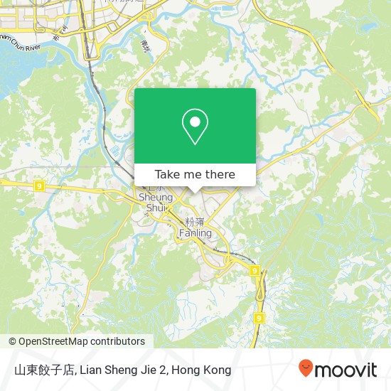 山東餃子店, Lian Sheng Jie 2 map