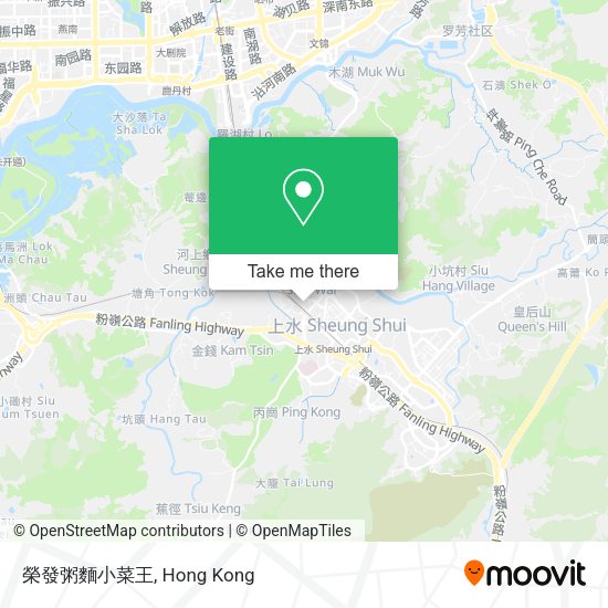 榮發粥麵小菜王地圖
