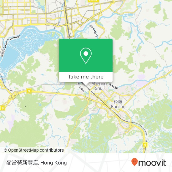 麥當勞新豐店, Xin Feng Lu 106 map
