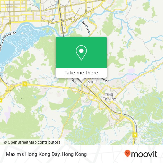 Maxim's Hong Kong Day, Lung Sum Ave 39 map