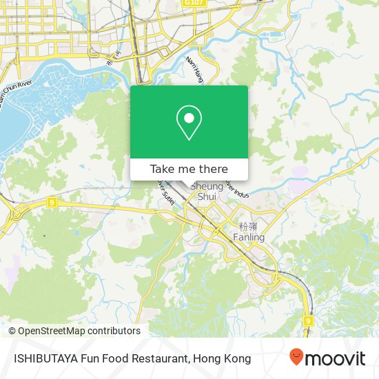 ISHIBUTAYA Fun Food Restaurant, San Shing Ave 105 map