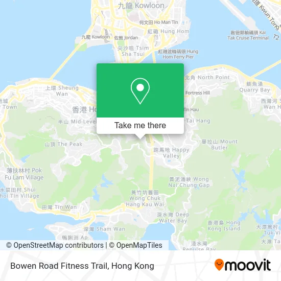 Bowen Road Fitness Trail地圖