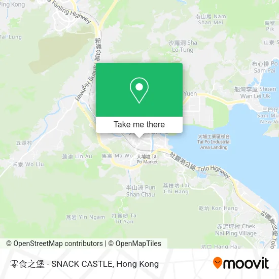 零食之堡 - SNACK CASTLE地圖