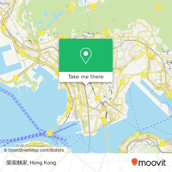 榮園麵家 map