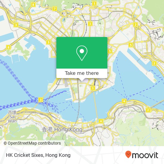 HK Cricket Sixes map