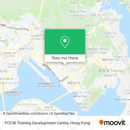 PCCW Training Development Centre map
