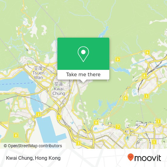 Kwai Chung map