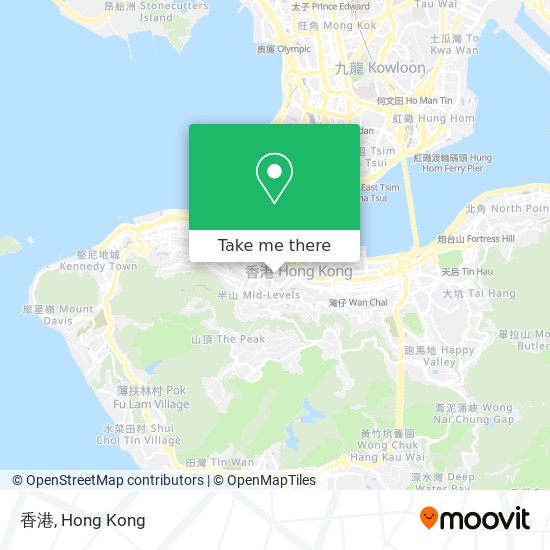 香港 map