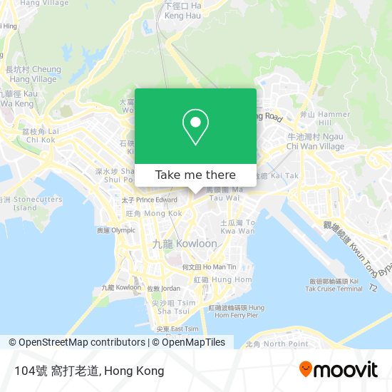 104號 窩打老道地圖