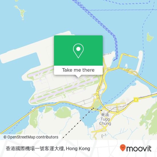 香港國際機場一號客運大樓 map