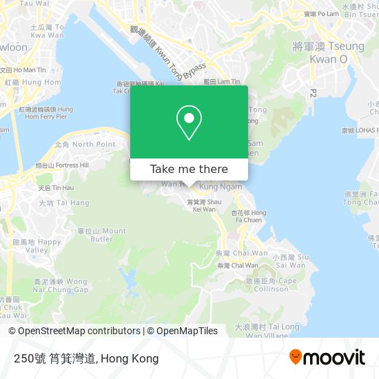 250號 筲箕灣道 map