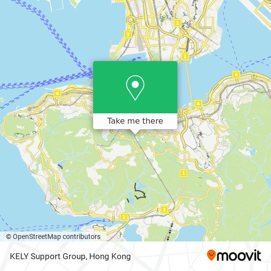 KELY Support Group map