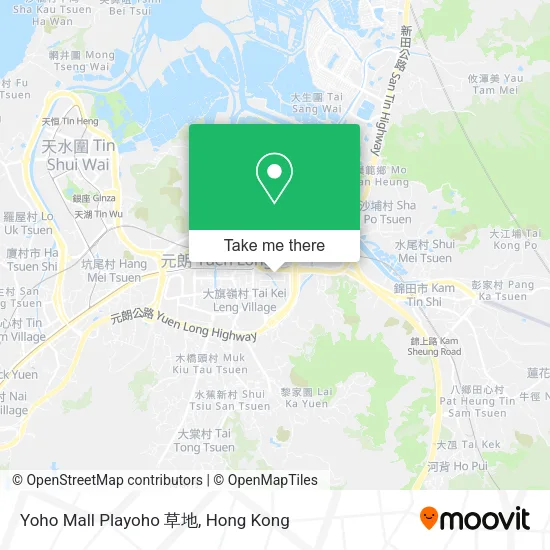 Yoho Mall Playoho 草地地圖