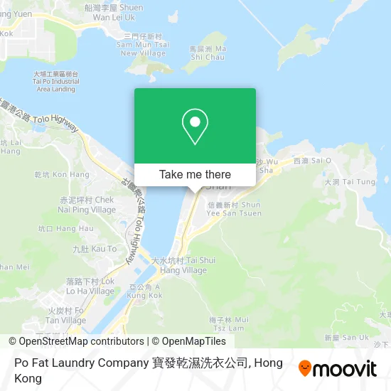 Po Fat Laundry Company 寶發乾濕洗衣公司地圖