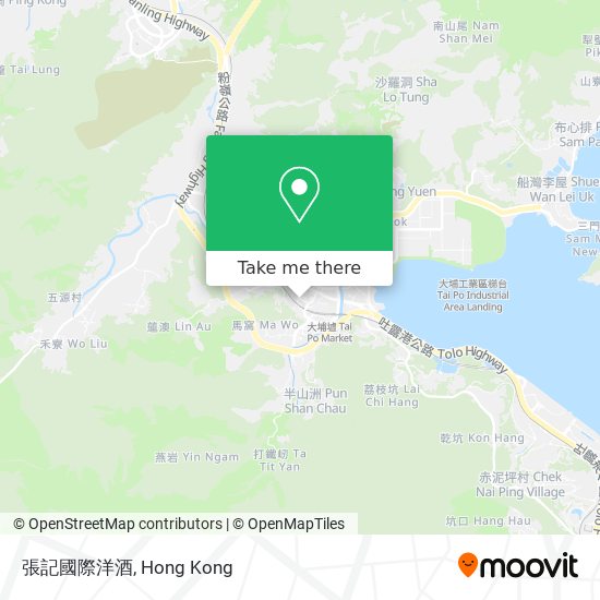 張記國際洋酒 map