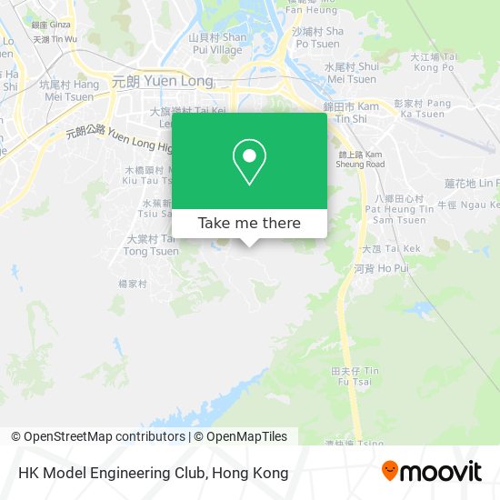 HK Model Engineering Club map